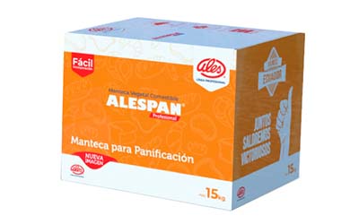 Manteca Vegetal para Panificación<br>Bloque 15Kg