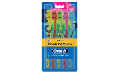 CLEAN<br>Cepillo Oral B Color Collection Pack Familiar X5