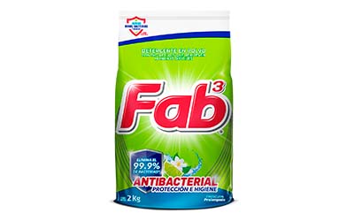 DET. POLVO FAB3 ANTIBACTERIAL  <br> 2KG