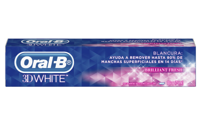 BLANQUEAMIENTO<br>Pasta Oral B 3D White Brilliant Fresh 75ml