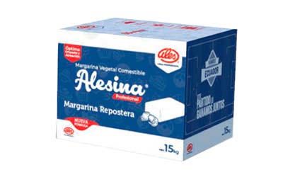 Margarina Vegetal Repostera<br>Bloque 15Kg 