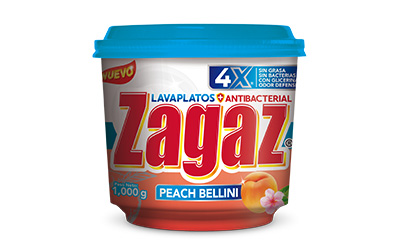 LAVAPLATOS ZAGAZ PEACH BELLINI 1KG