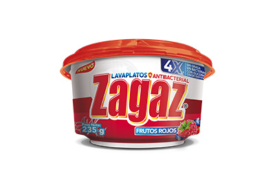 LAVAPLATOS ZAGAZ FRUTOS ROJOS 235G 