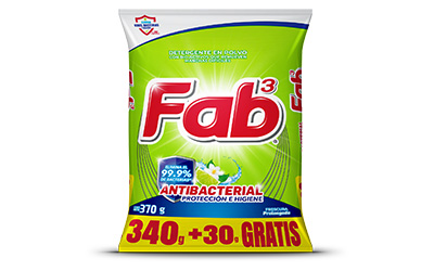 FAB ANTIBACTERIAL <br>340+30GR