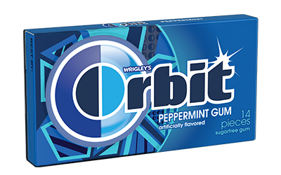 ORBIT 14 TABS 26.6g PEPPERMINT GUM