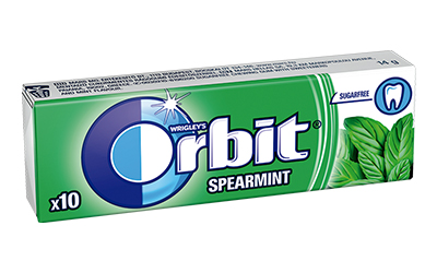 ORBIT 10 PELLET 14g SPEARMINT