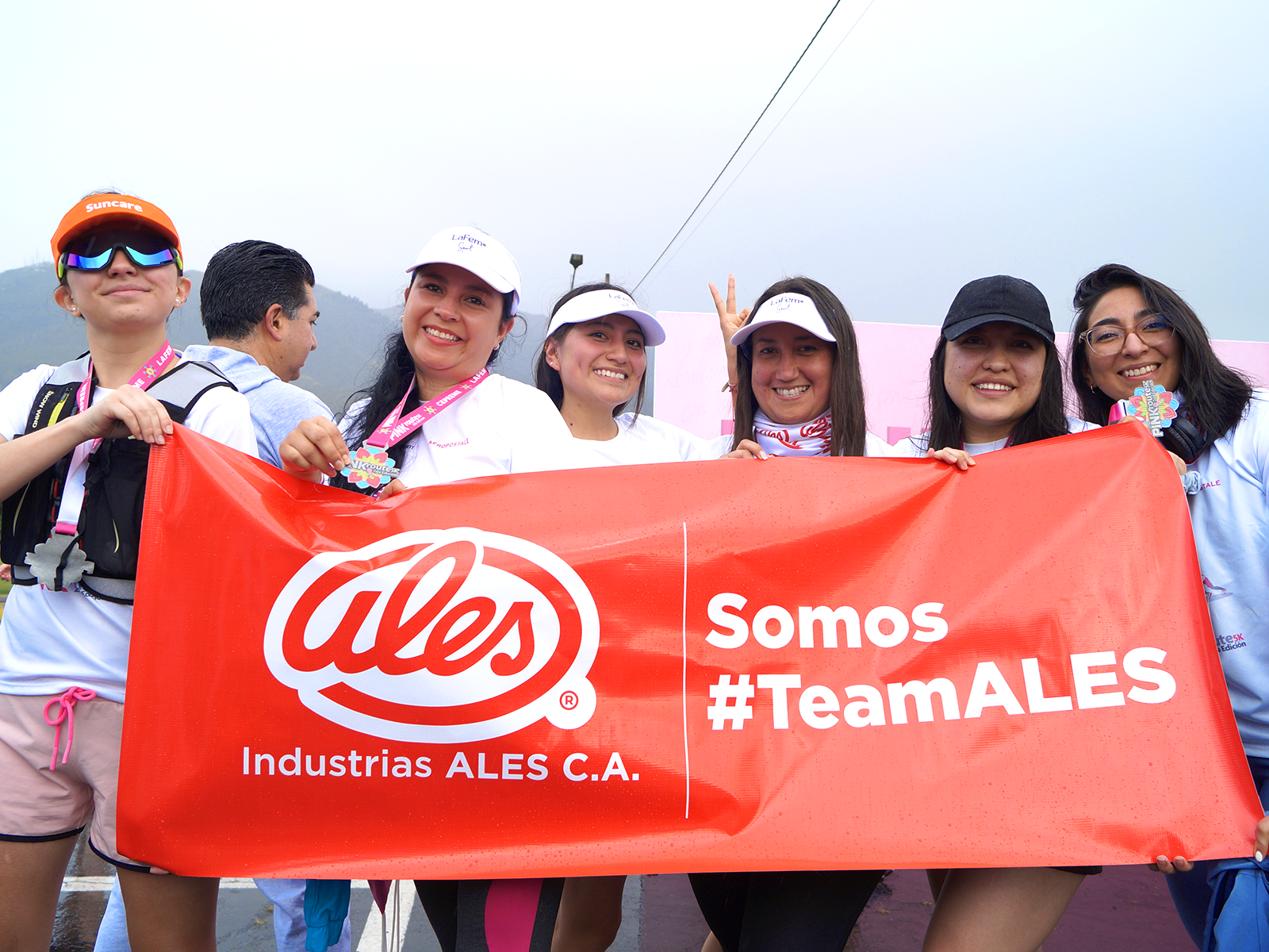 Team Ales presente en Pink Route 5k por la prevención del cáncer en la mujer
